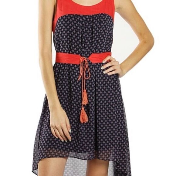 Red and Blue Summer dress - Picture 5 of 13